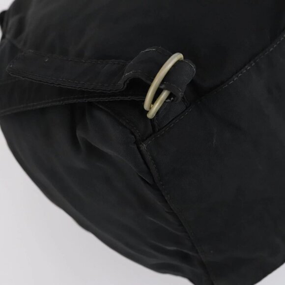 PRADA Backpack Nylon Black Silver Auth bs30542 main image 14